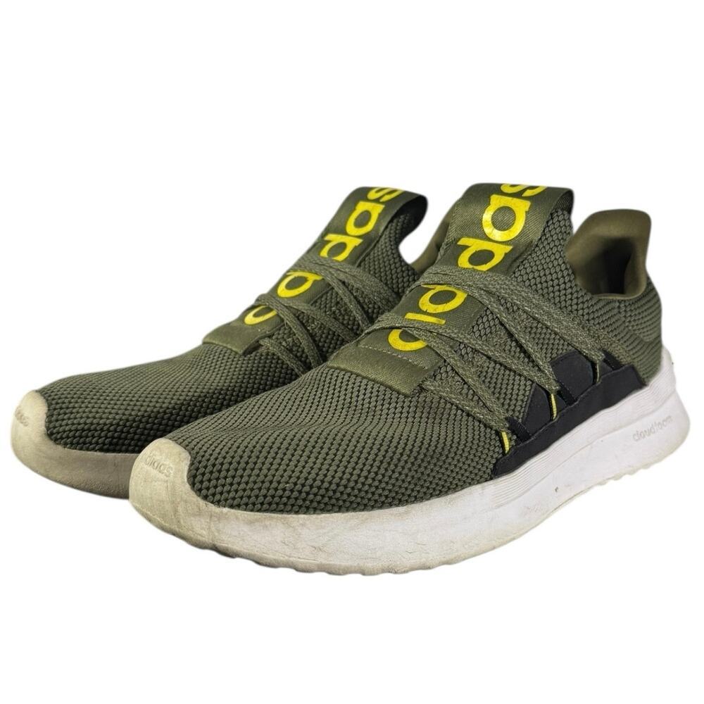 adidas Lite Racer Adapt 4.0 Olive Yellow Men’s Size 8.5 Slip-On Sneakers
